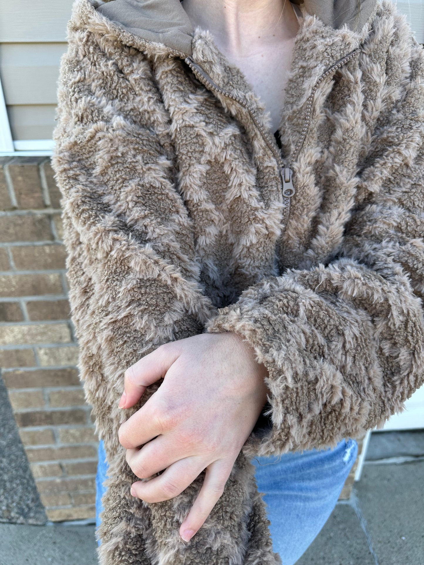 Oversized Fuzzy Jacket