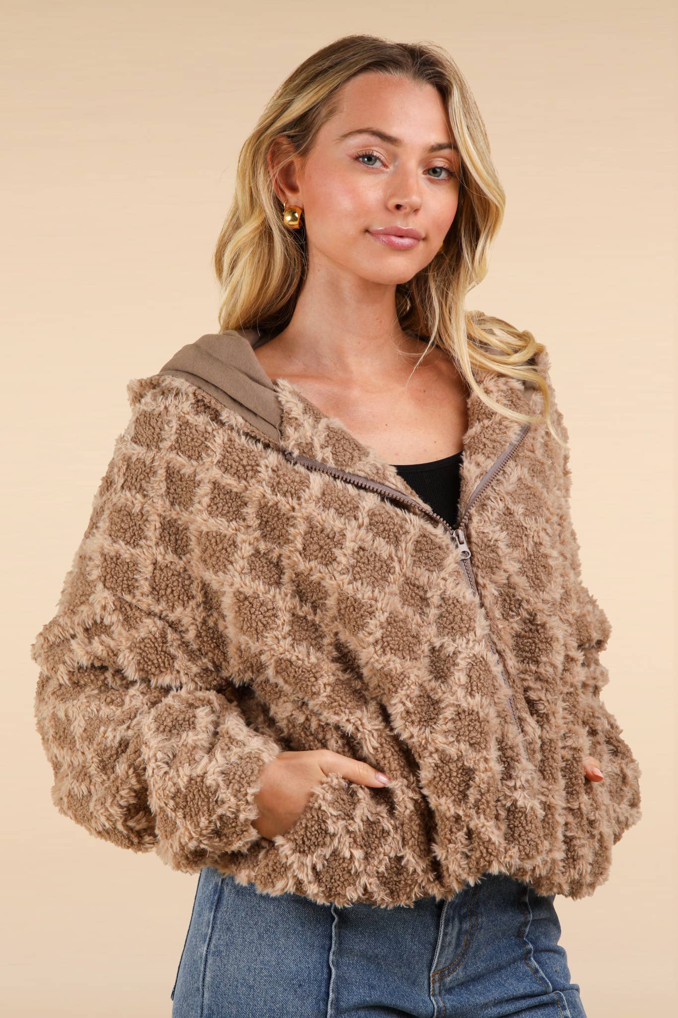 Oversized Fuzzy Jacket