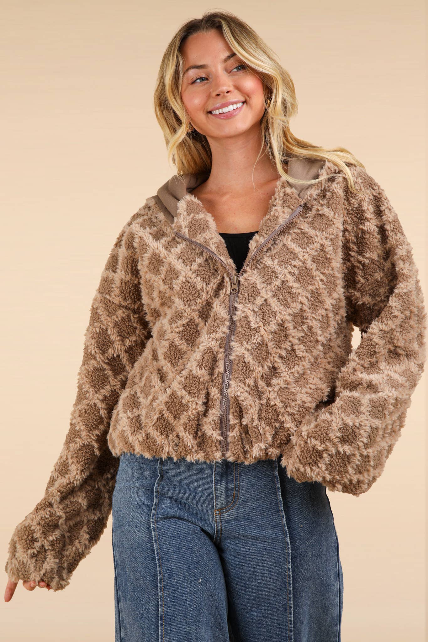 Oversized Fuzzy Jacket