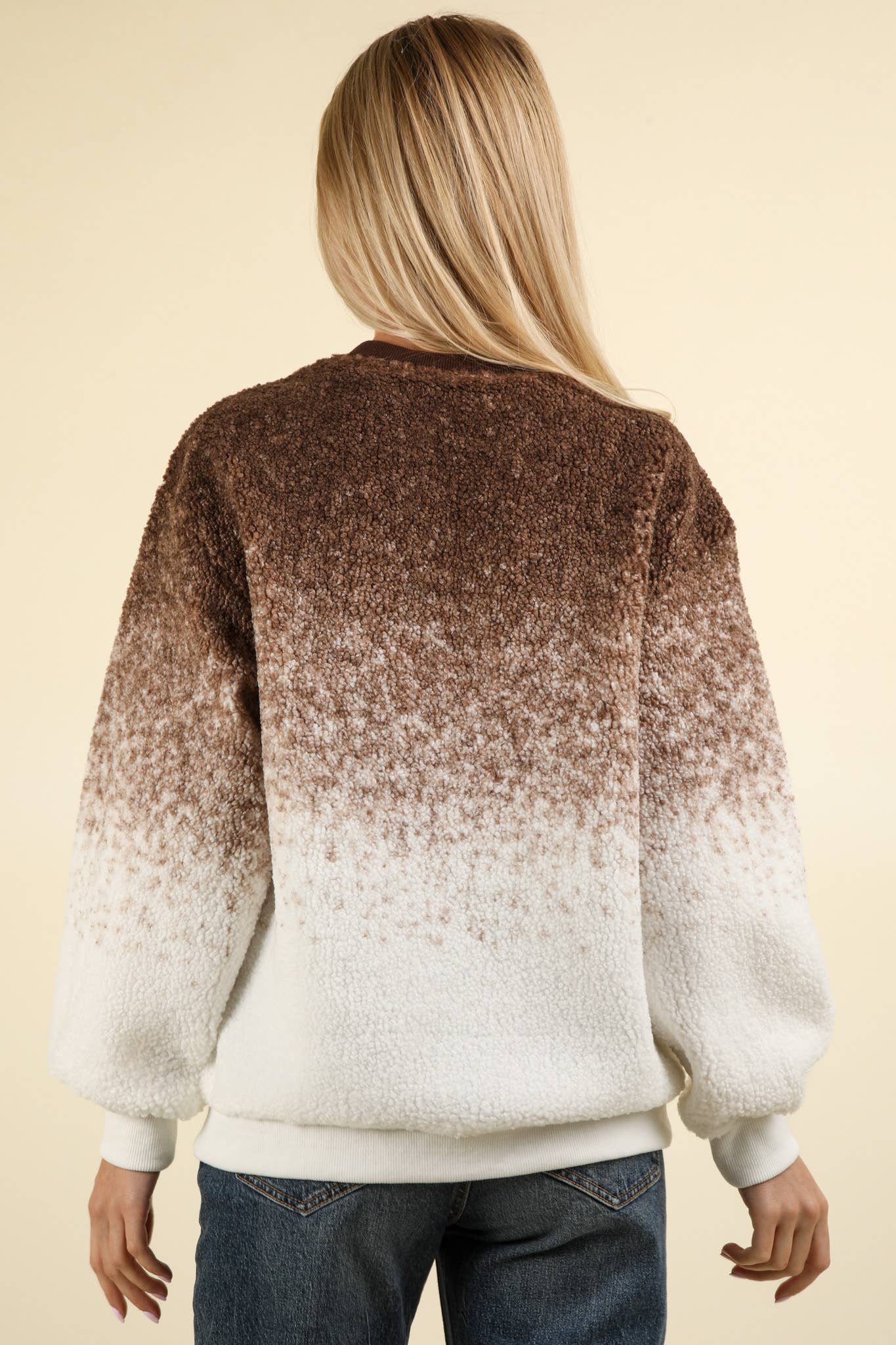 Brown Ombré Sweater
