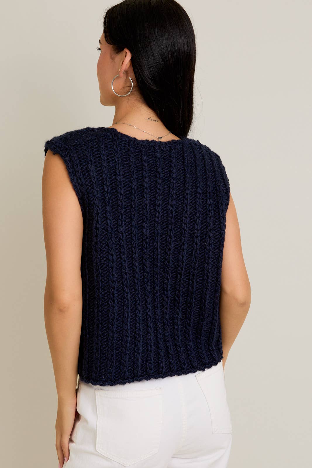 Front Tie Sweater
