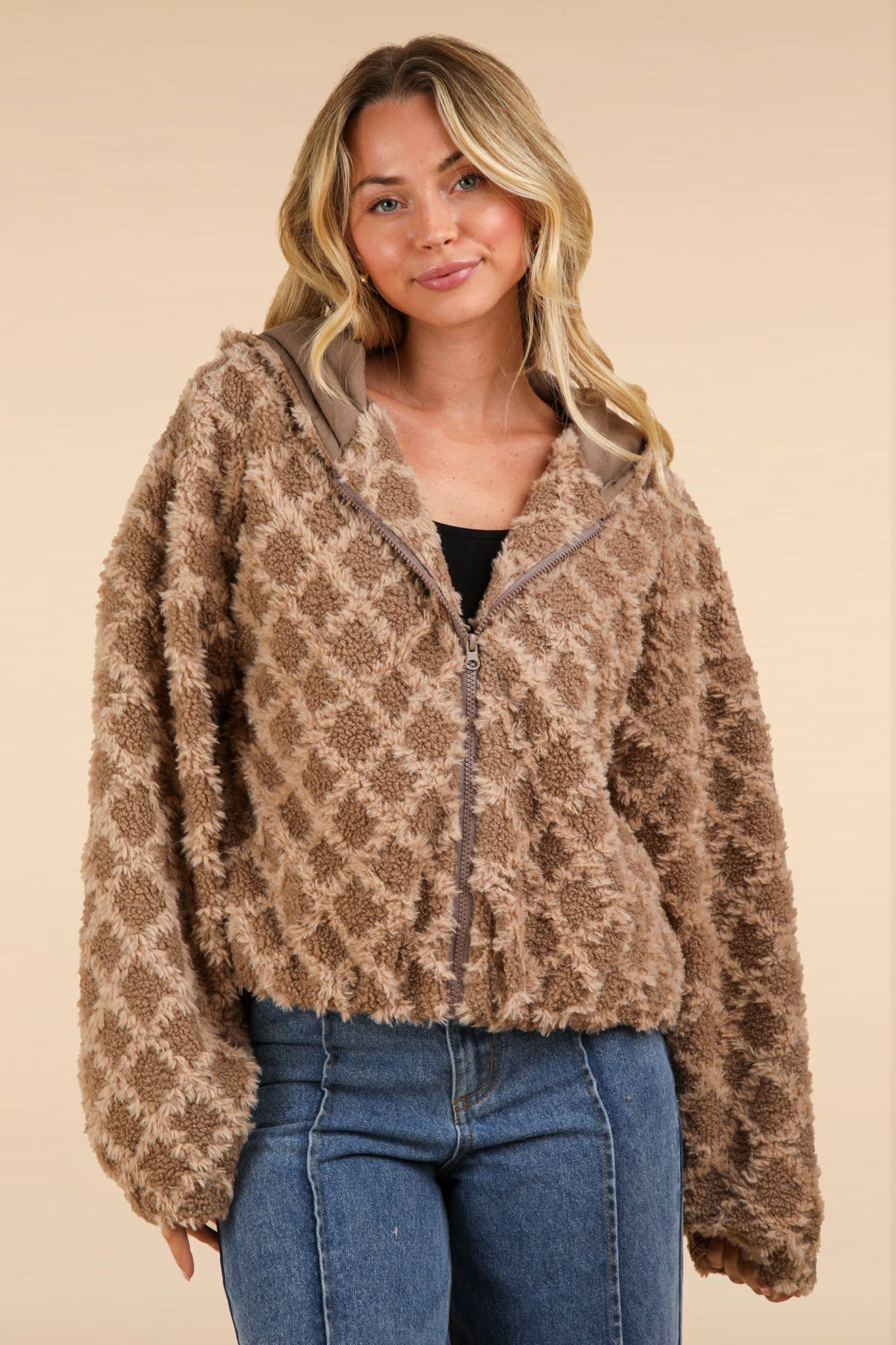Oversized Fuzzy Jacket