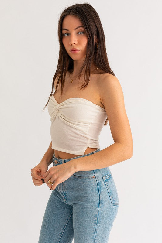 Twisted Tube Crop Top