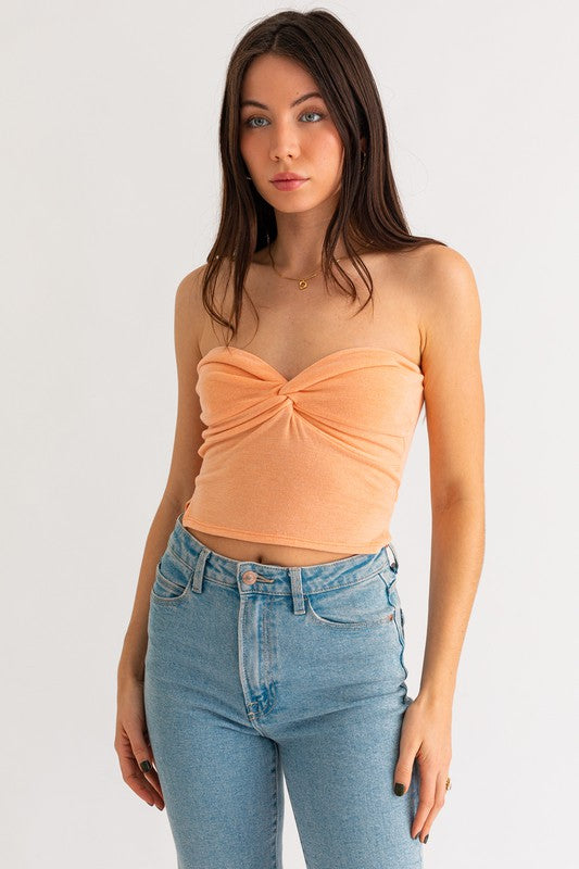 Twisted Tube Crop Top