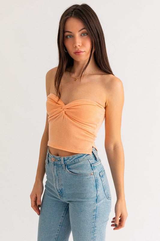 Twisted Tube Crop Top