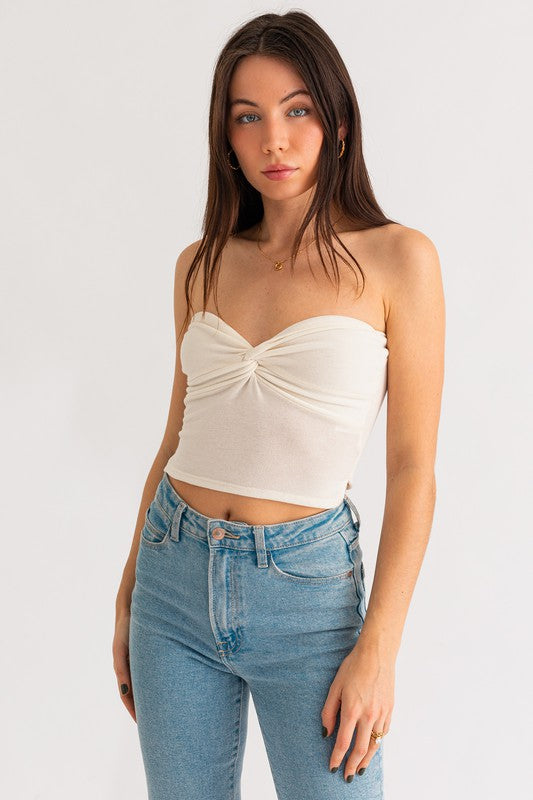 Twisted Tube Crop Top