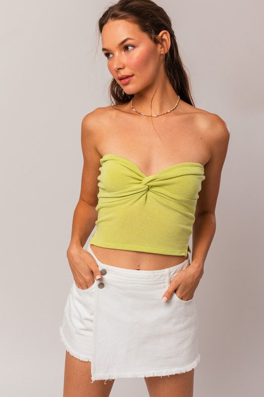 Twisted Tube Crop Top