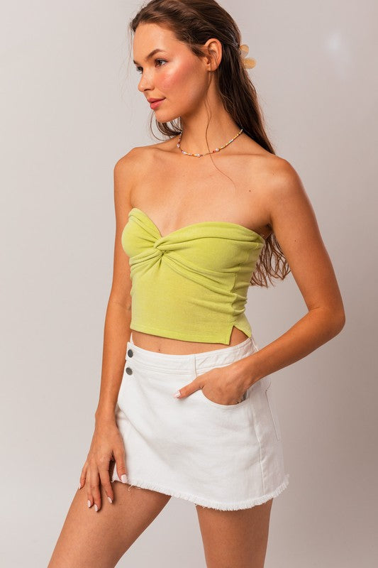 Twisted Tube Crop Top