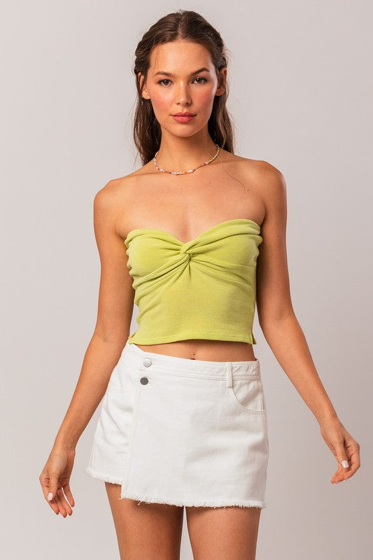 Twisted Tube Crop Top