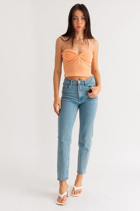 Twisted Tube Crop Top