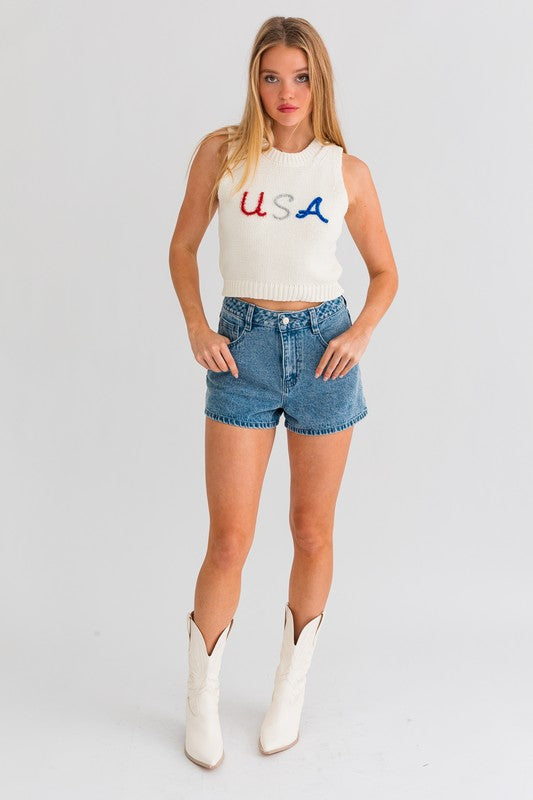 USA Knit Top