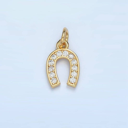 24K Gold Filled Horseshoe Charmm