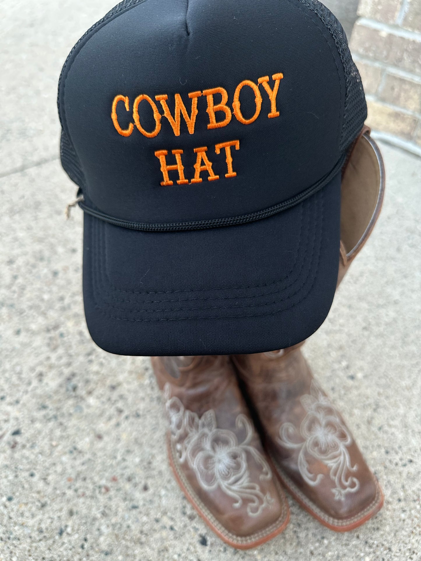 Cowboy Hat Trucker Hat