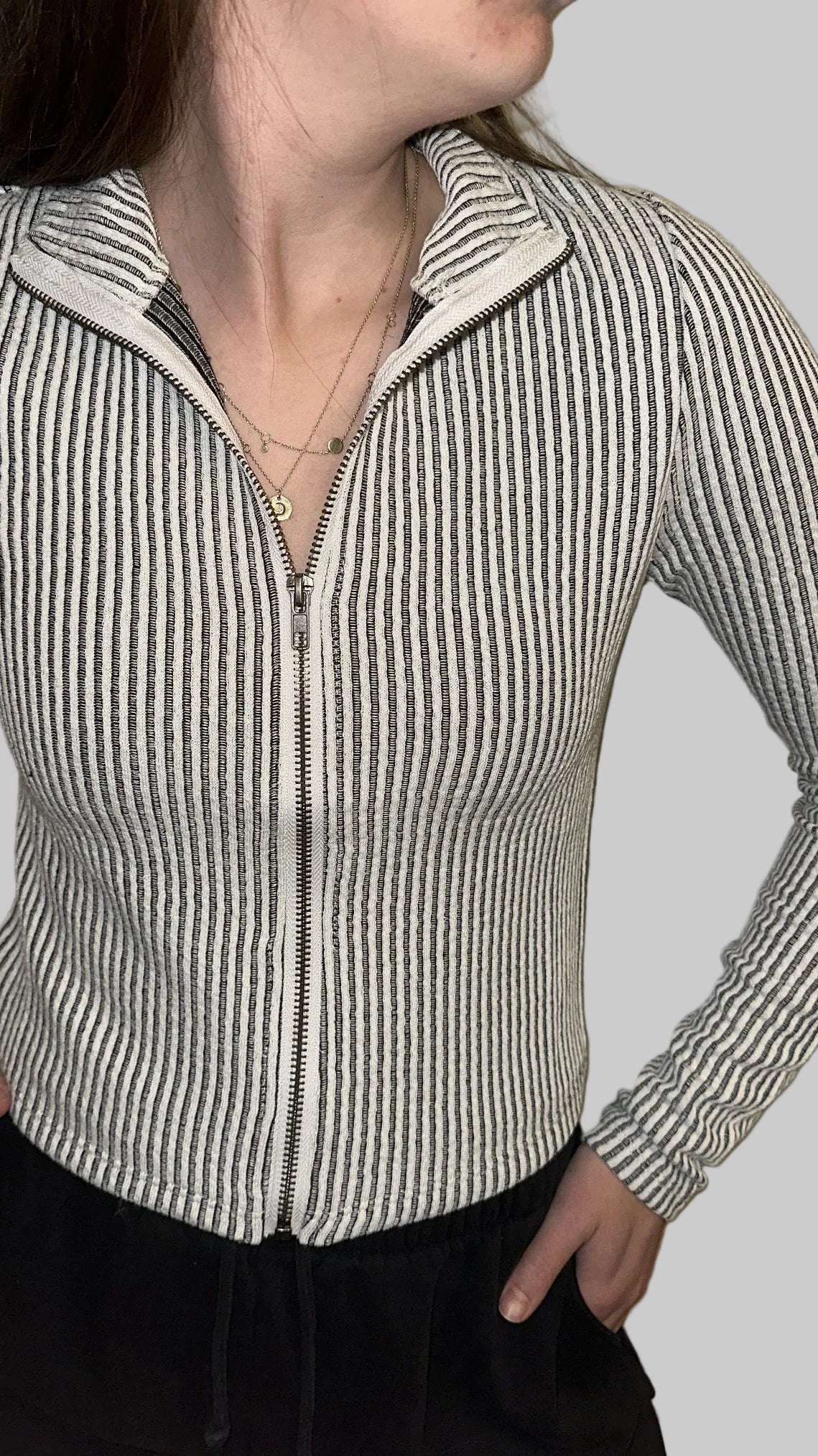 Fitted Zip-up Jacket