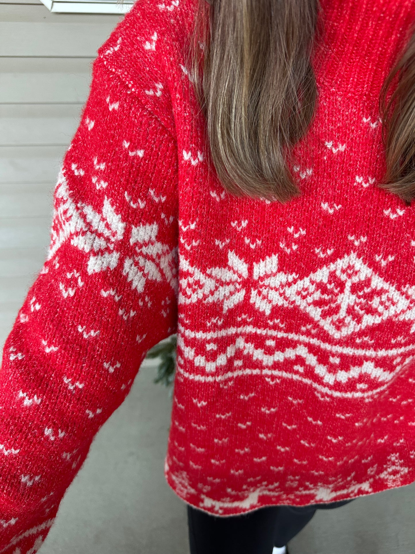 Nordic Christmas Holiday Sweater Top
