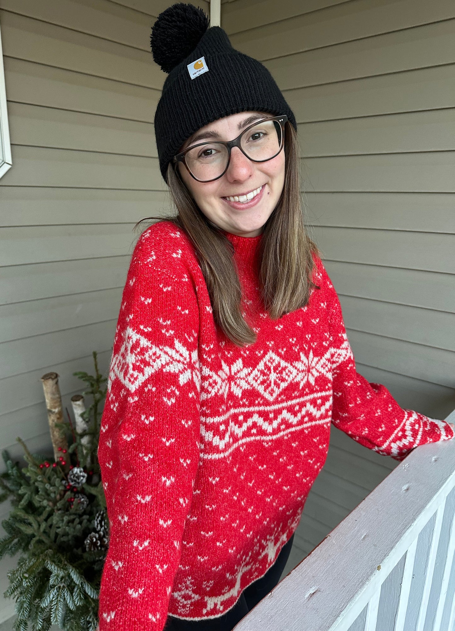 Nordic Christmas Holiday Sweater Top
