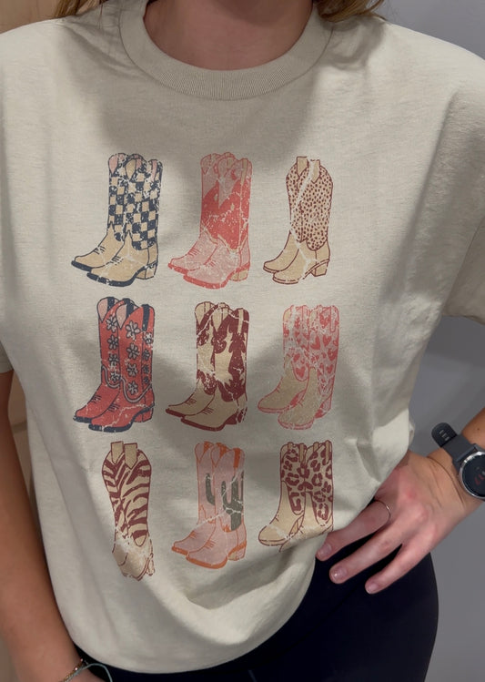 Western Boots Tshirt