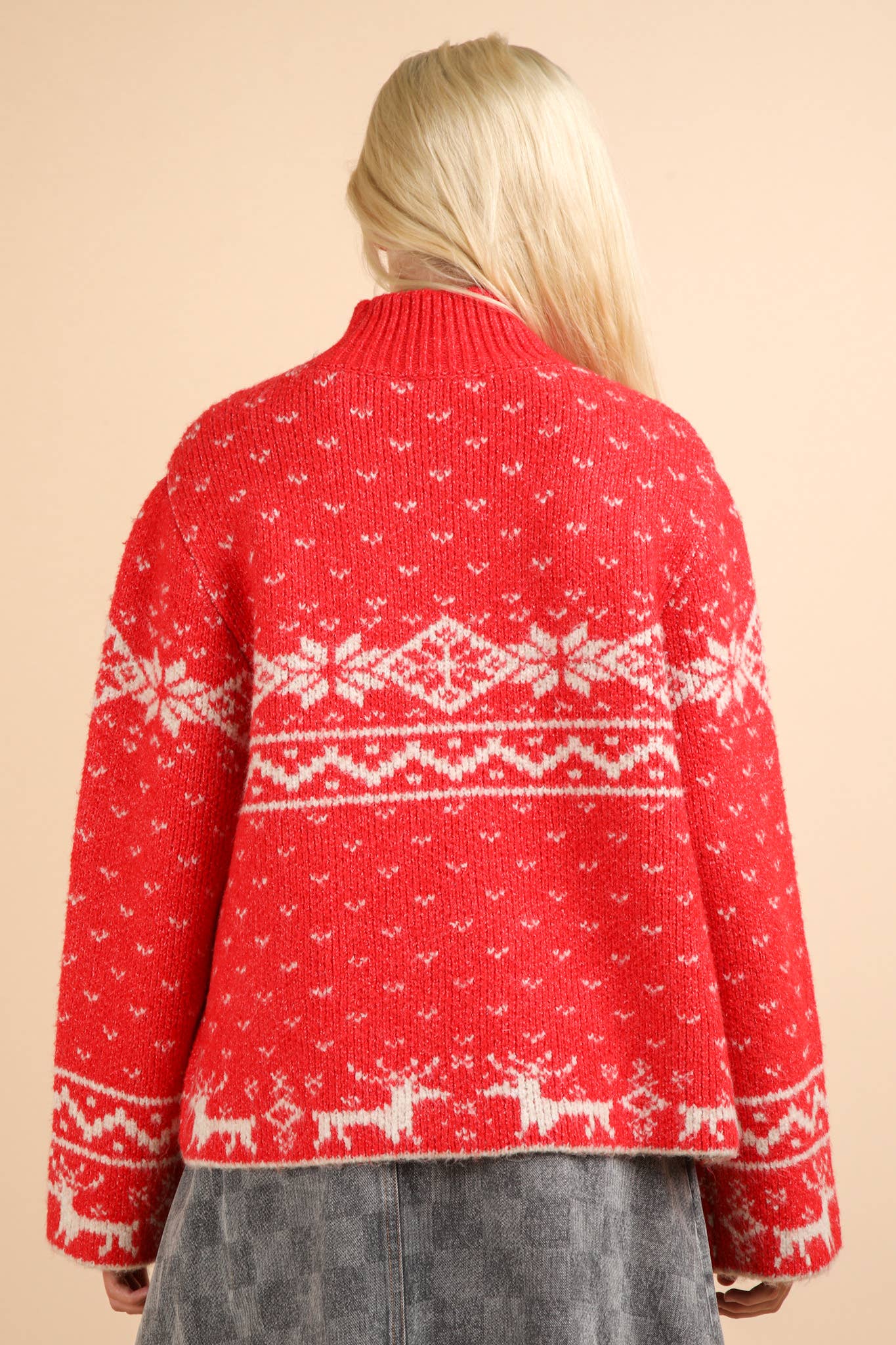 Nordic Christmas Holiday Sweater Top